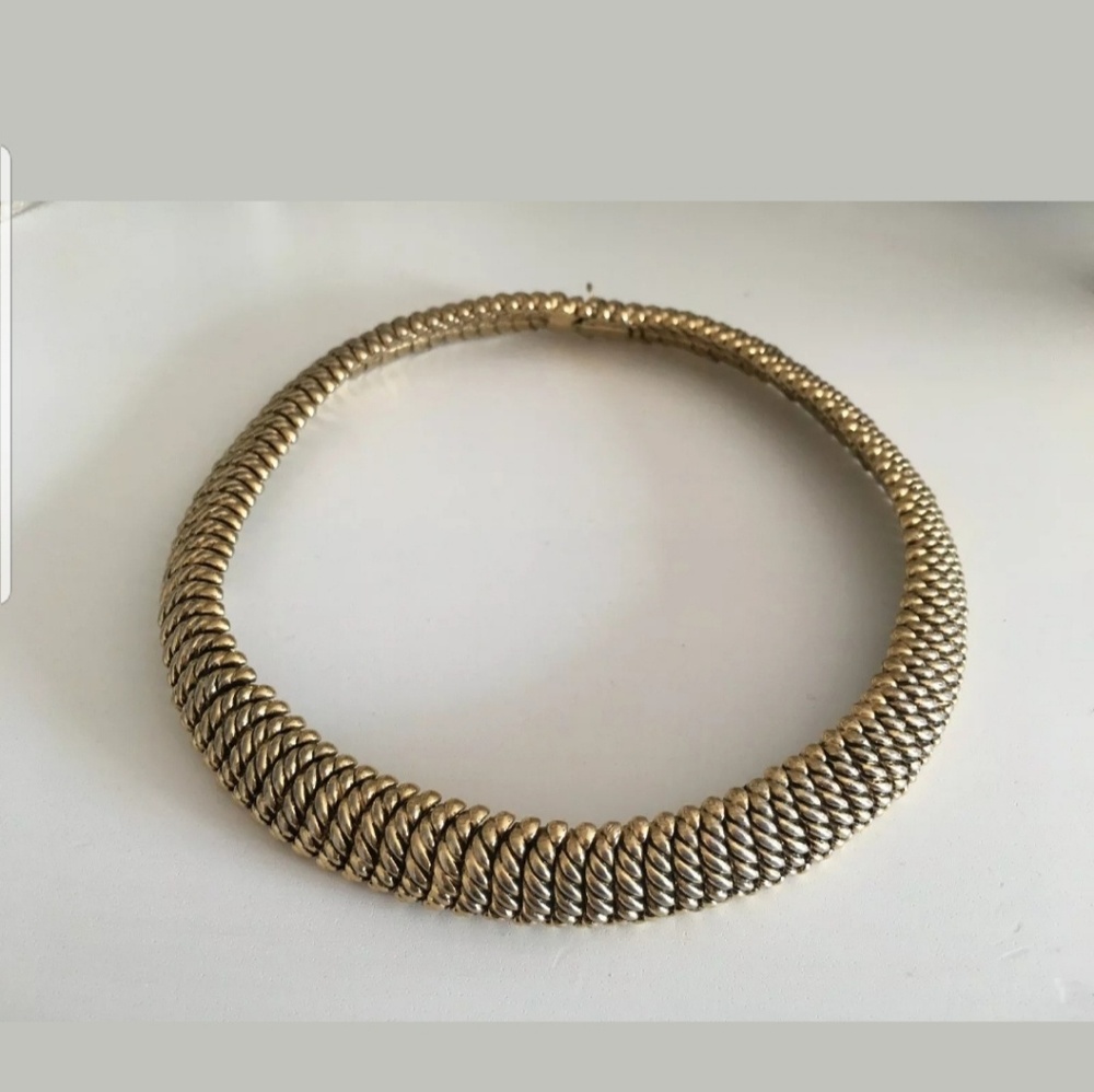 Vintage Siner signed collar choker